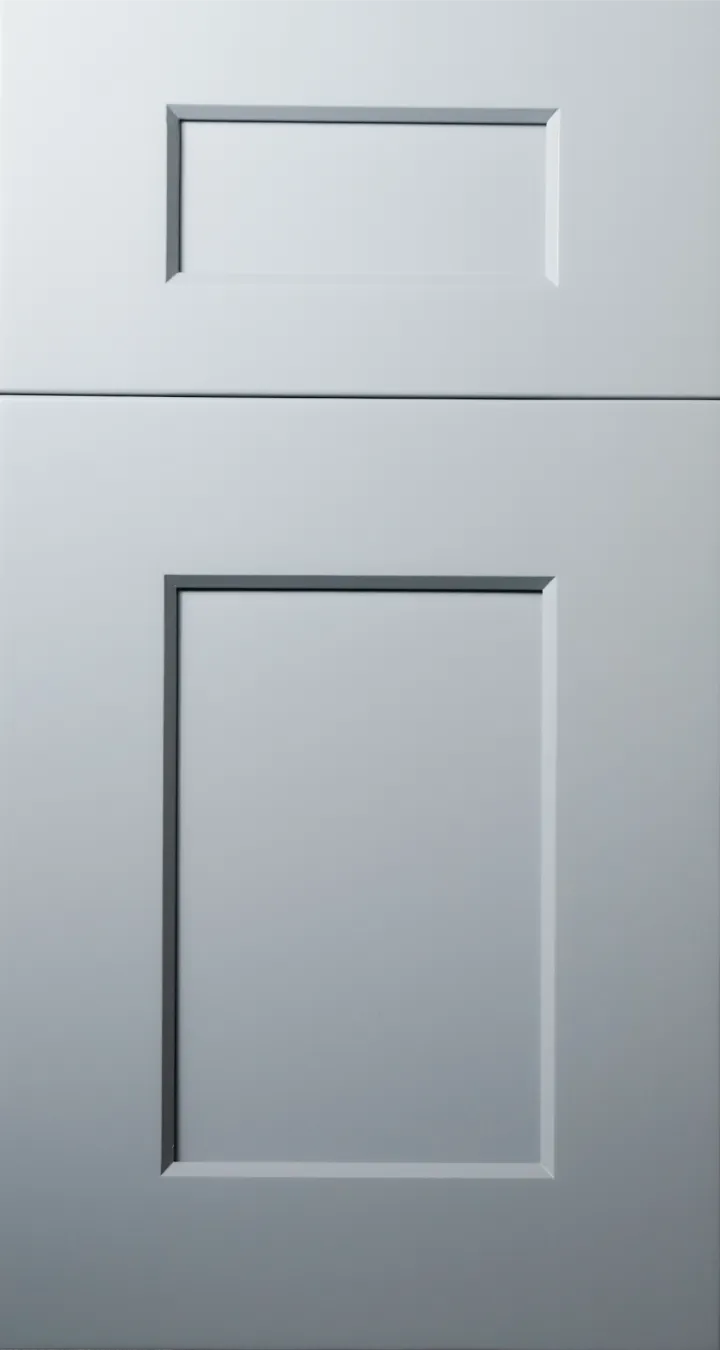 Fine Wood Cabinetry Grey Shaker (F2) cabinet door