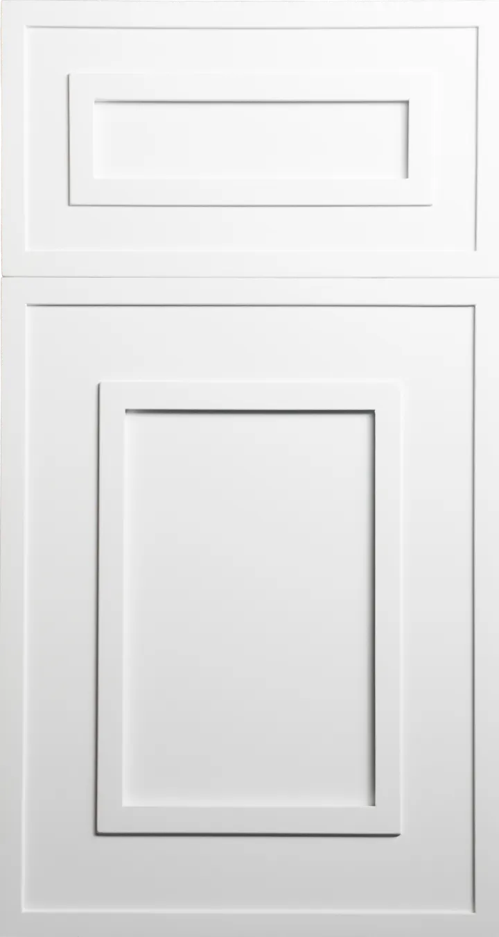 Fine Wood Cabinetry White Elegant (E1) cabinet door